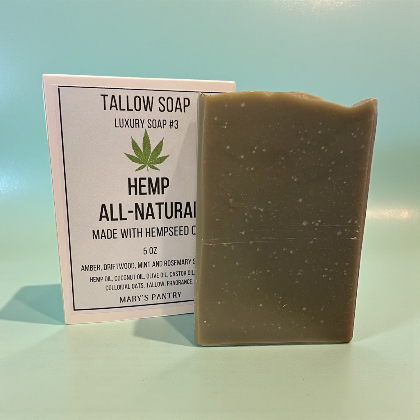 All-Natural Hempseed Oil Tallow Soap | Mary’s Pantry
