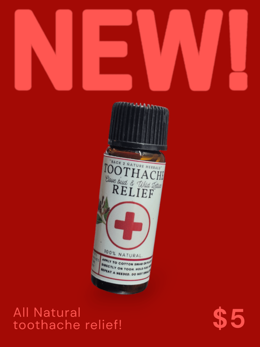 All - Natural Powerful Toothache Tincture - Back2Nature Herbals