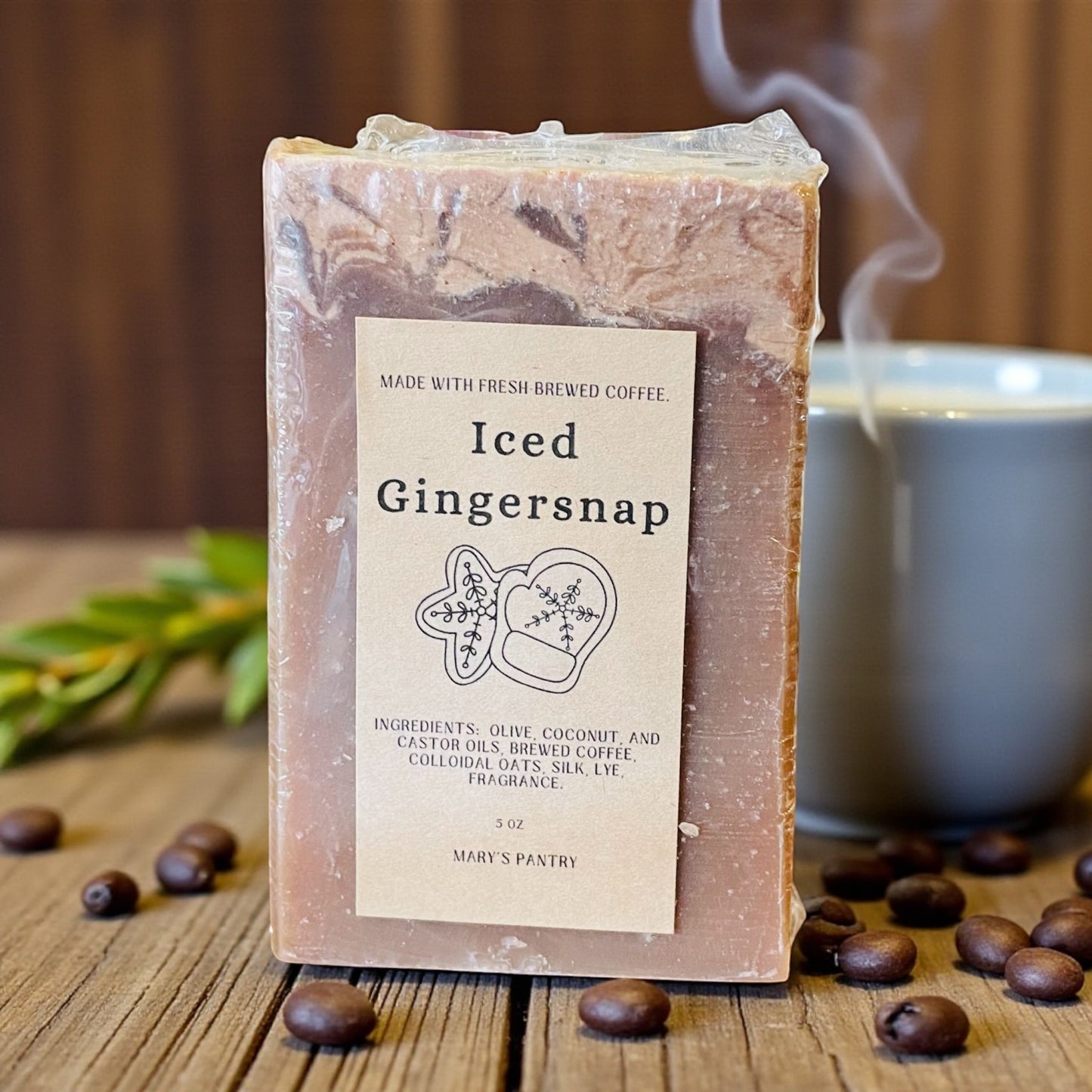 Iced Gingersnap Coffee Soap | Mary’s Pantry