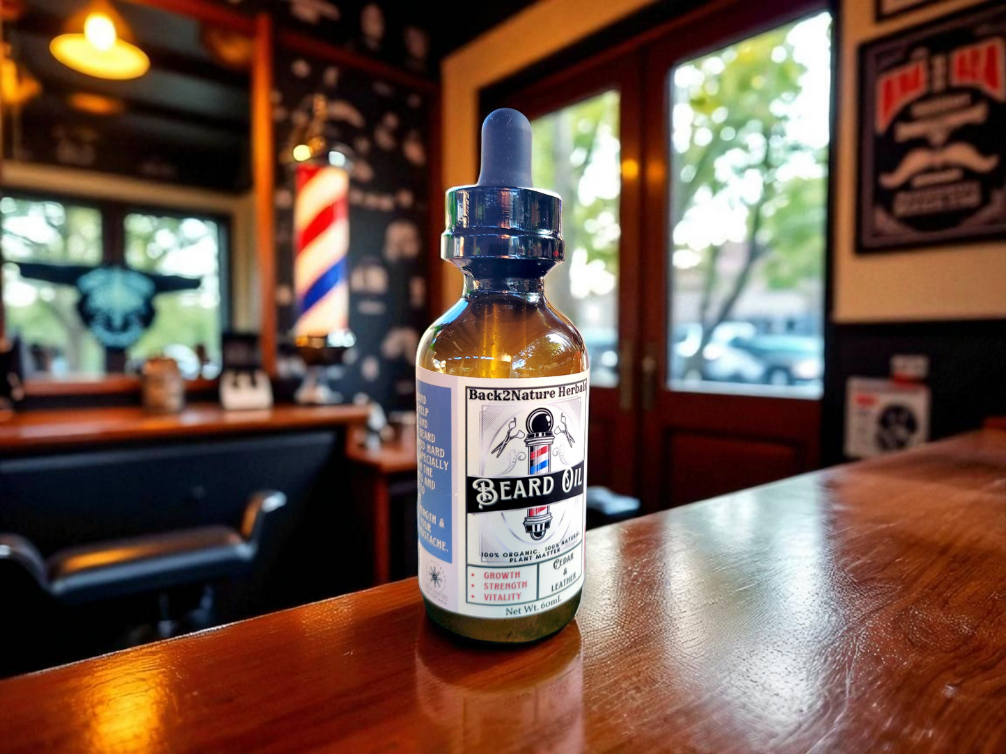 All Natural Bhringraj Infused Beard Oil
