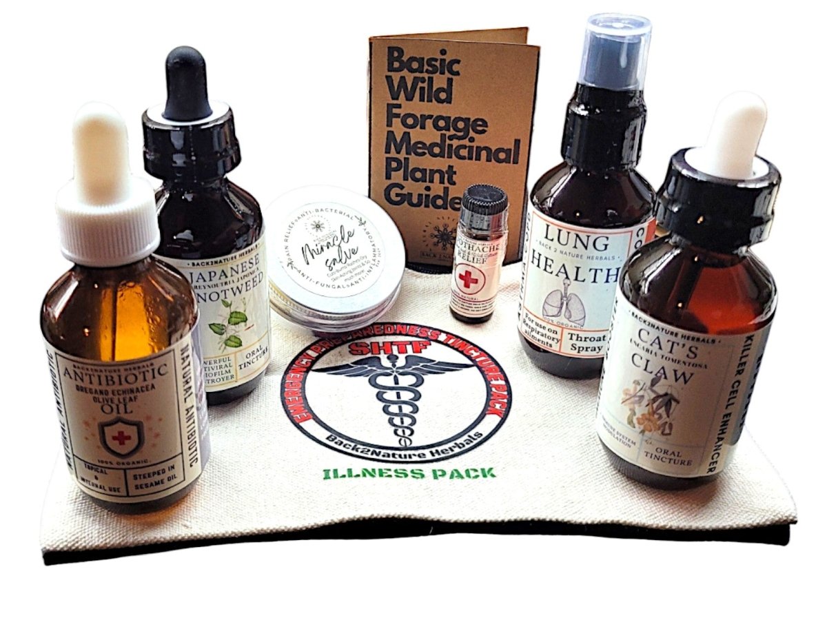 SHTF Emergency Preparedness Tincture Pack - Back2Nature Herbals