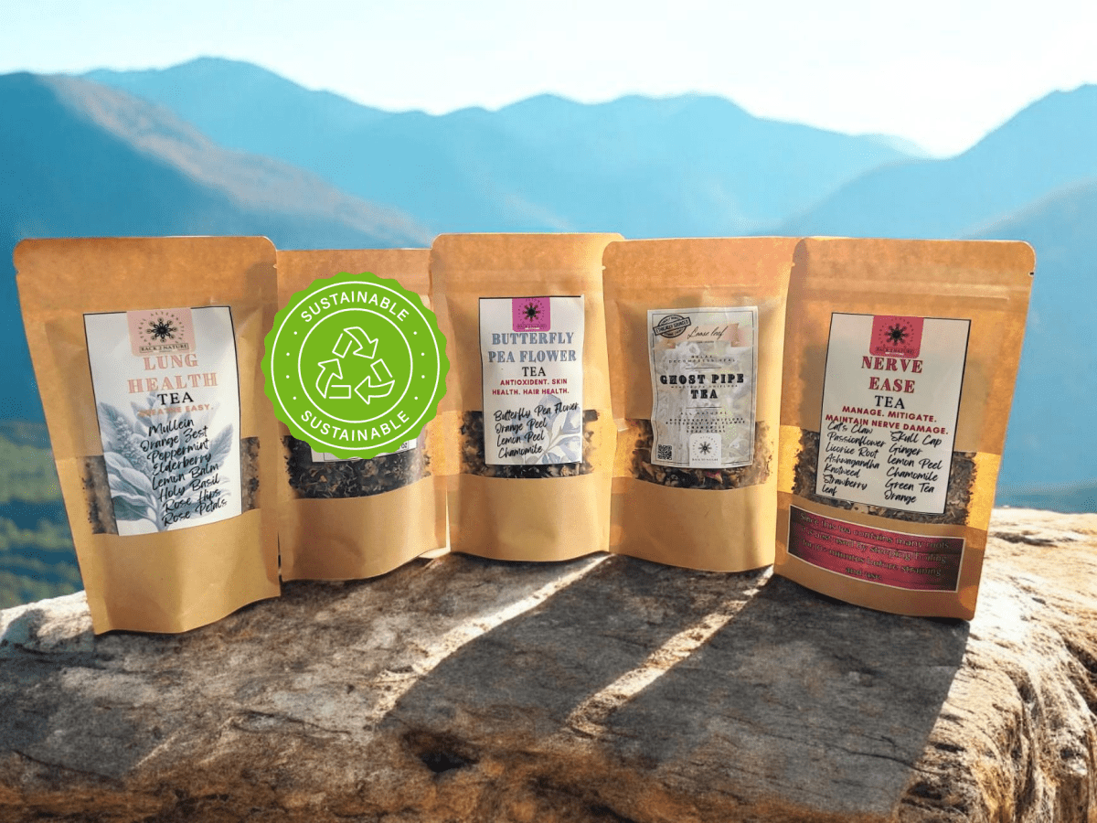 Wild Crafted Artisian Tea Blends - Back2Nature Herbals