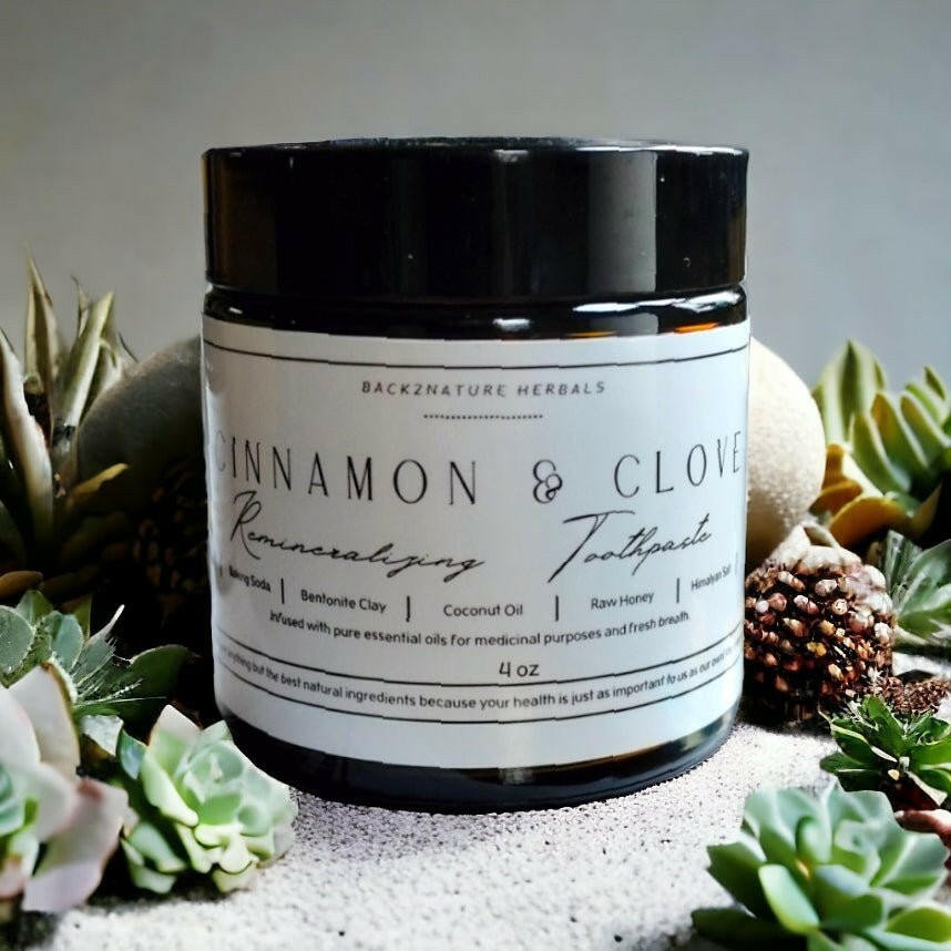 All - Natural Bentonite Clay Toothpaste - Back2Nature Herbals