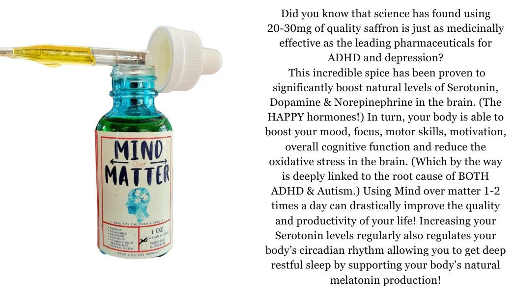 Organic Mind over Matter Saffron extract - Back2Nature Herbals