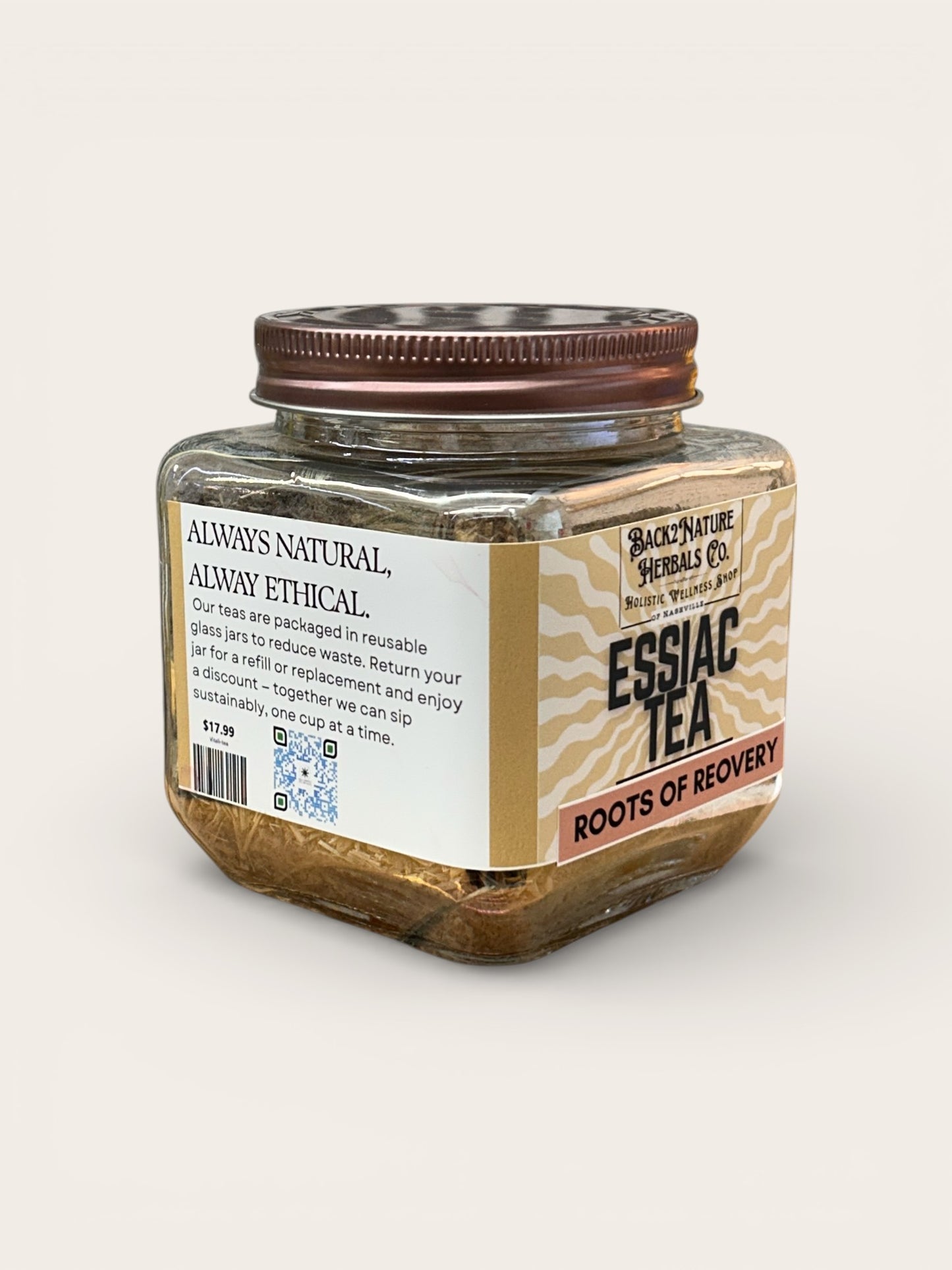 Essiac Tea- Traditional Herbal Blend I Roots of Recovery
