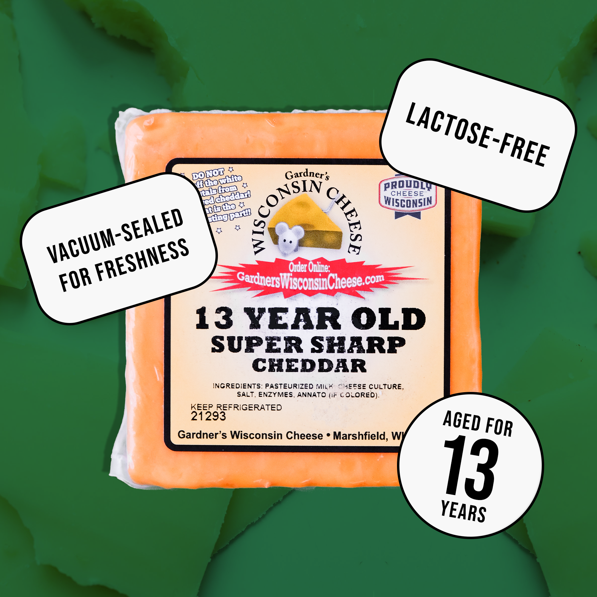 13-Year-Old Super-Sharp Cheddar Cheese