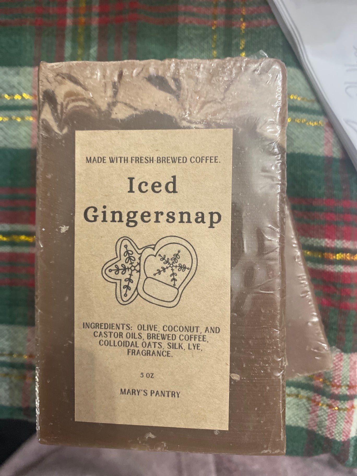 Iced Gingersnap Coffee Soap | Mary’s Pantry