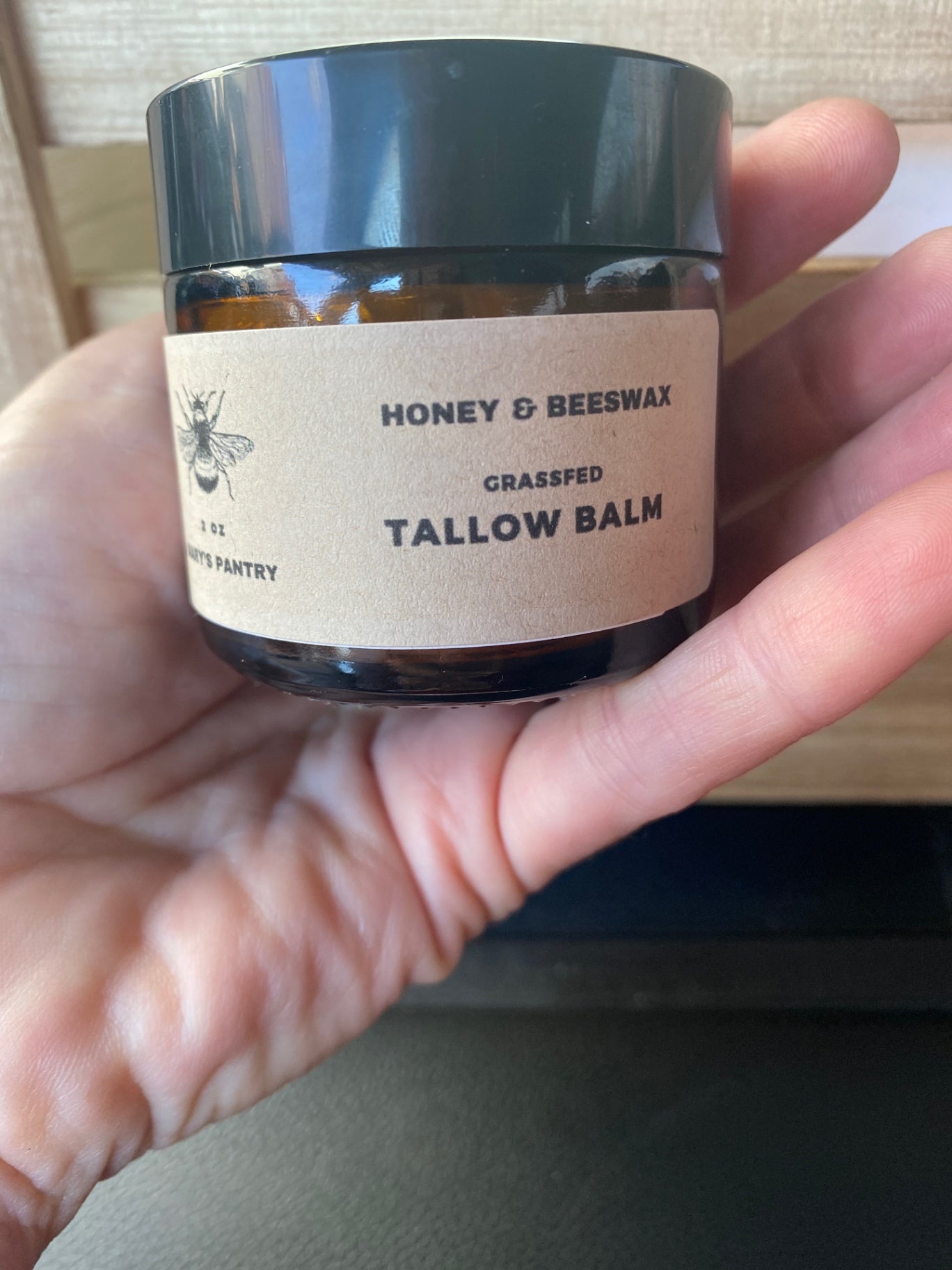 Honey beeswax balm