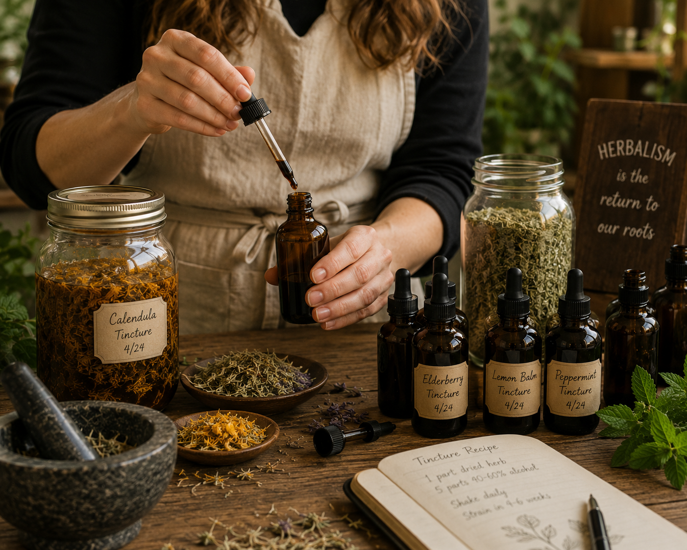 SIGN UP for Herbalism 101: Building your first home apothecary