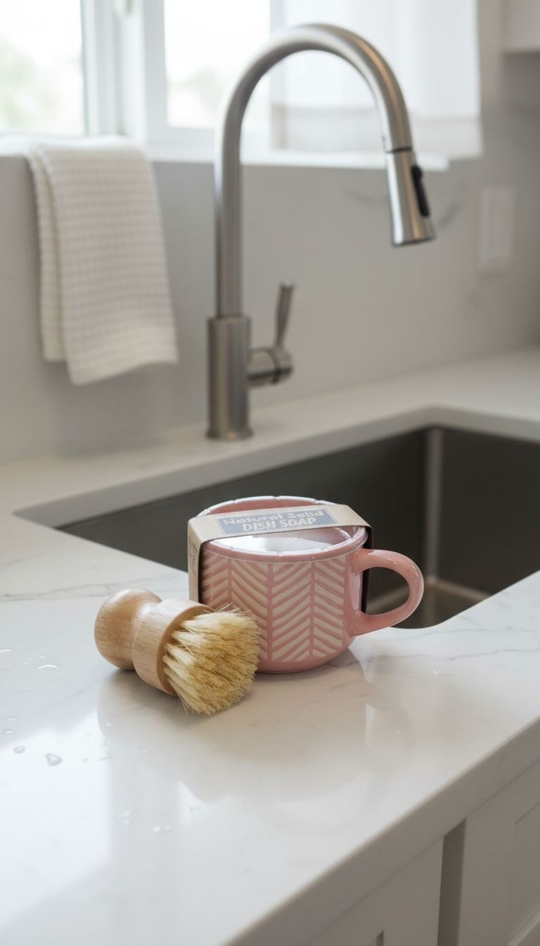 Solid Dish Soap | Refillable, Low-Waste Kitchen Essential