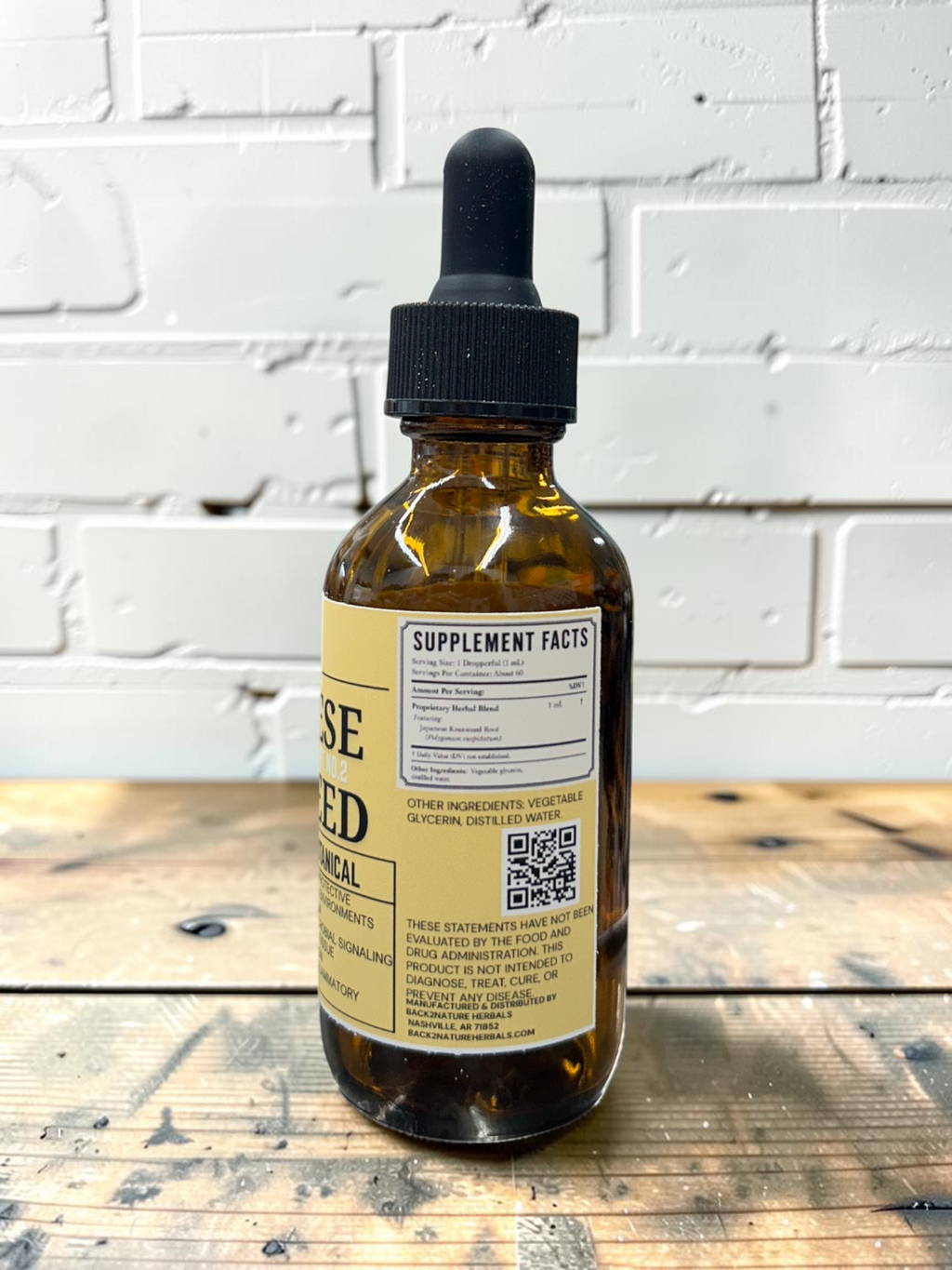 Japanese Knotweed Root Tincture I Wild Foraged