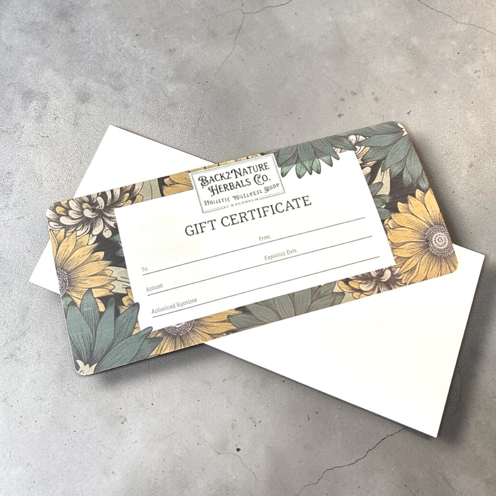 Gift Certificate! Give the gift of WELLNESS!