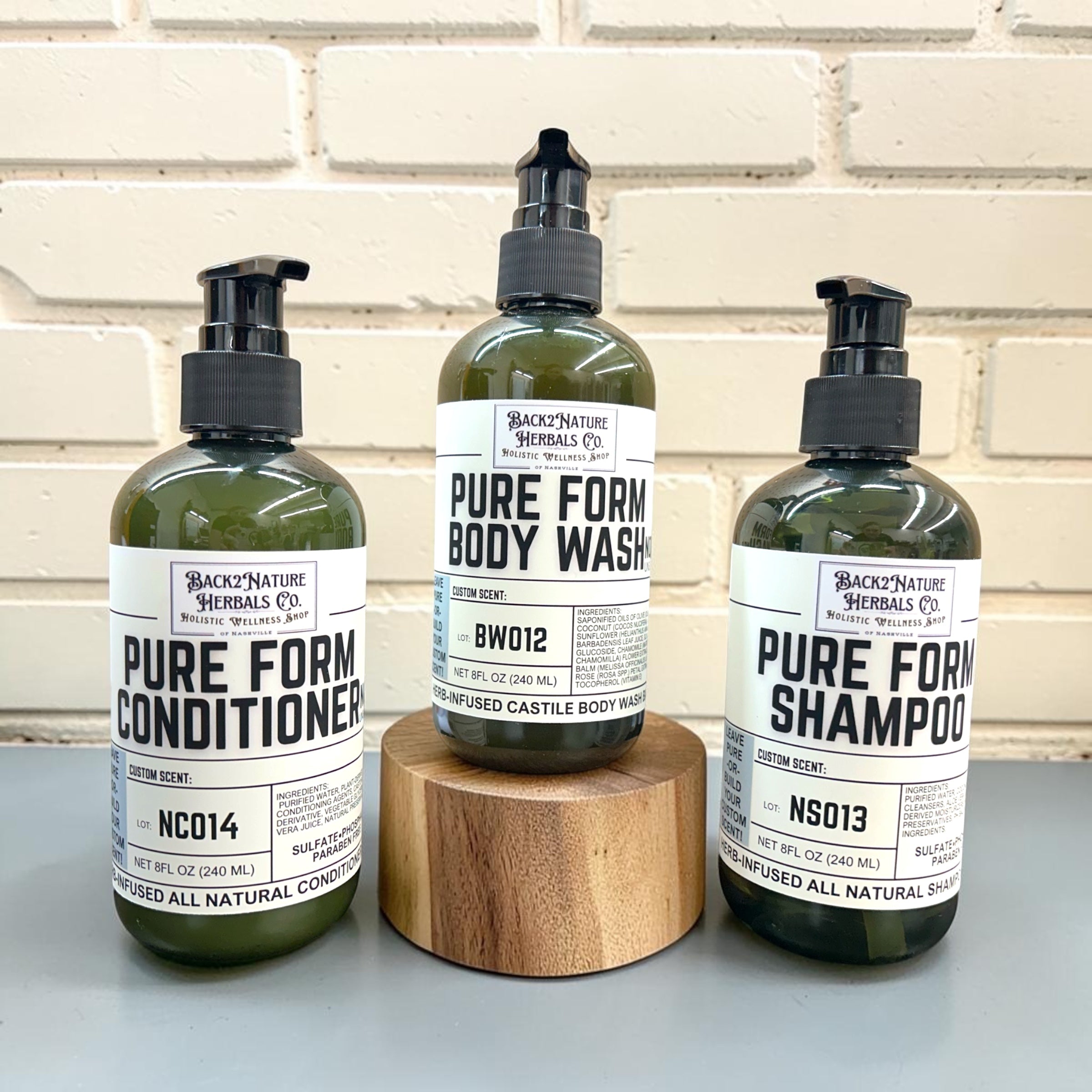 Pure Form Shampoo | Herb-Infused Botanical Cleanser
