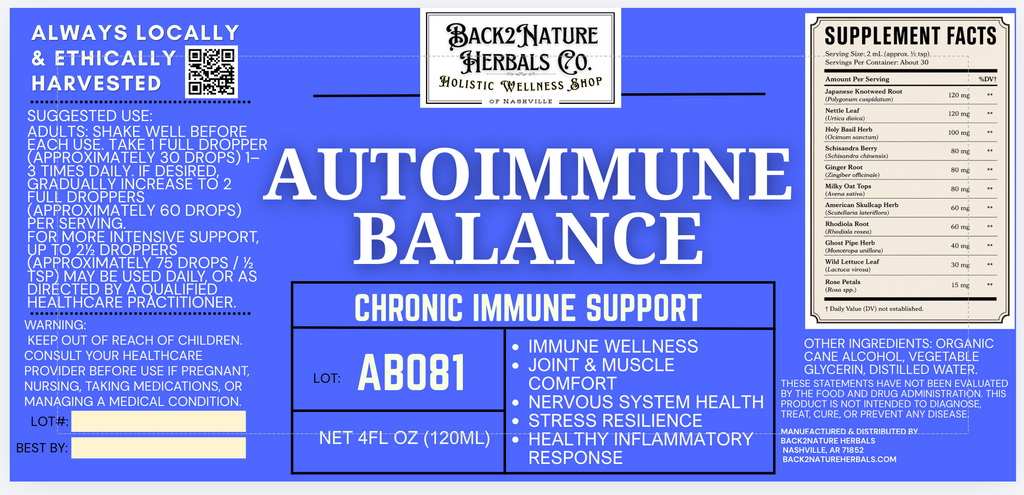 Autoimmune Balance Tincture