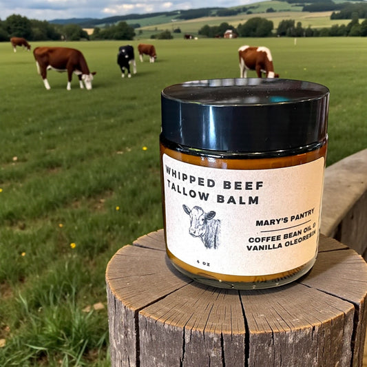Mary’s Pantry Whipped Beef Tallow | 4 oz Glass Jar
