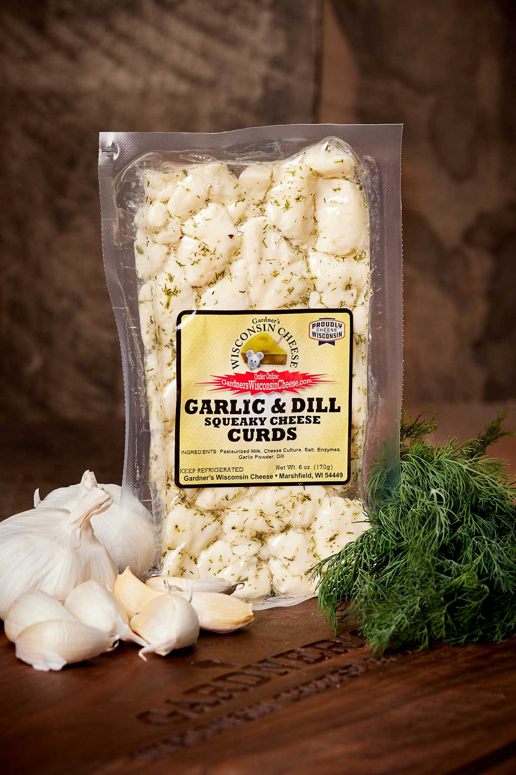 Garlic & Dill Flavored Cheese Curds