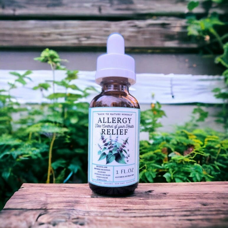 All - Natural Allergy Tincture - Back2Nature Herbals