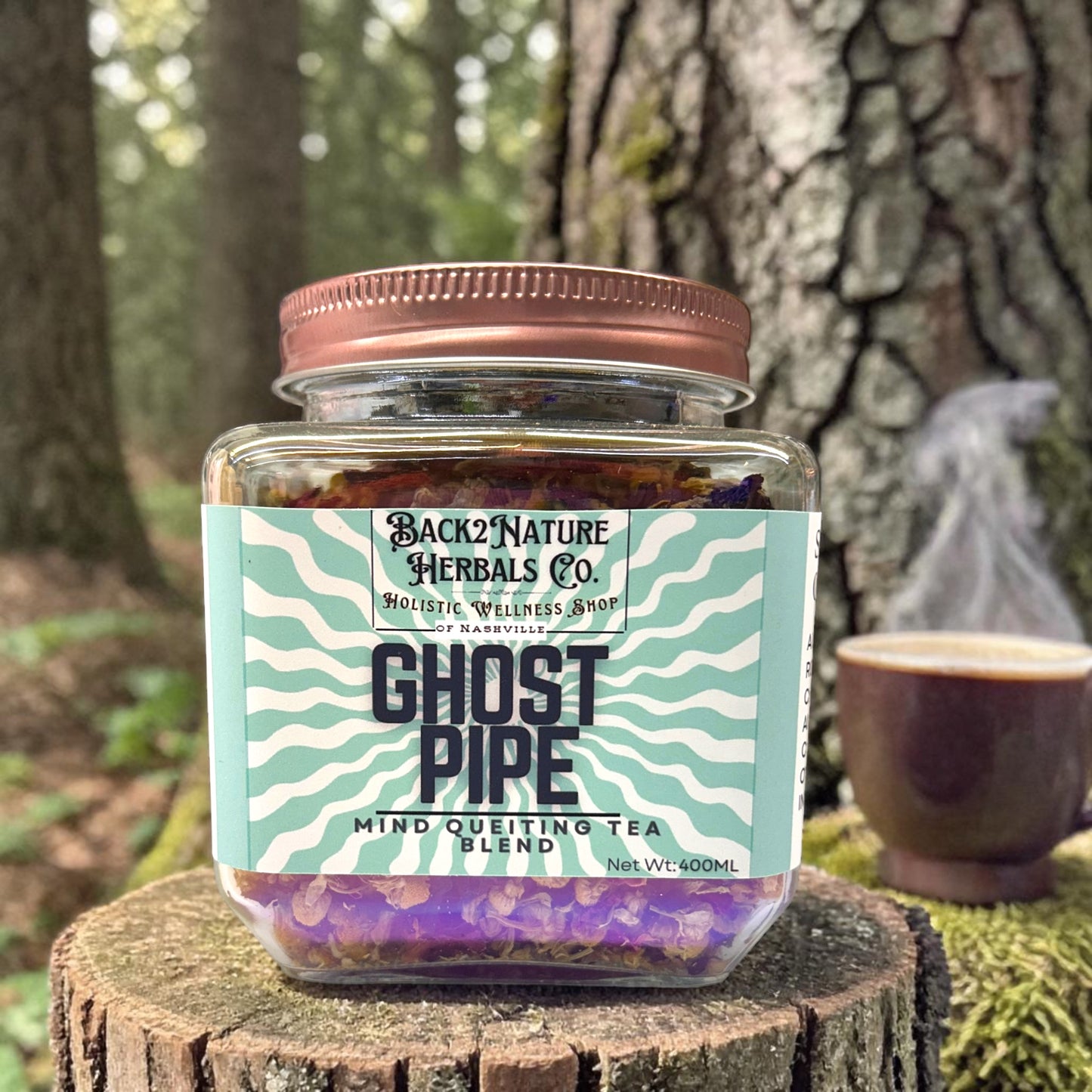 Ghost Pipe Tea | Mind-Quieting Herbal Blend