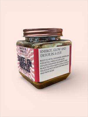 Dandelion Hibiscus Tea | Gentle Glow Herbal Blend