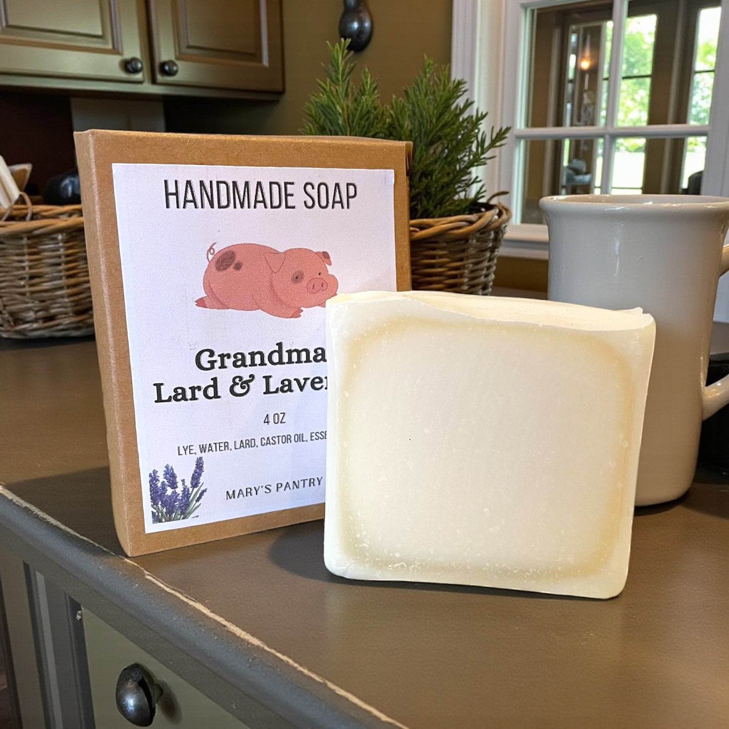 Grandma’s Lard & Lavender Soap | Mary’s Pantry