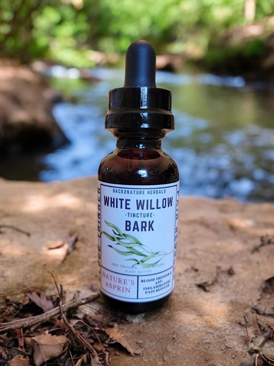 Organic White Willow Bark Tincture - Back2Nature Herbals