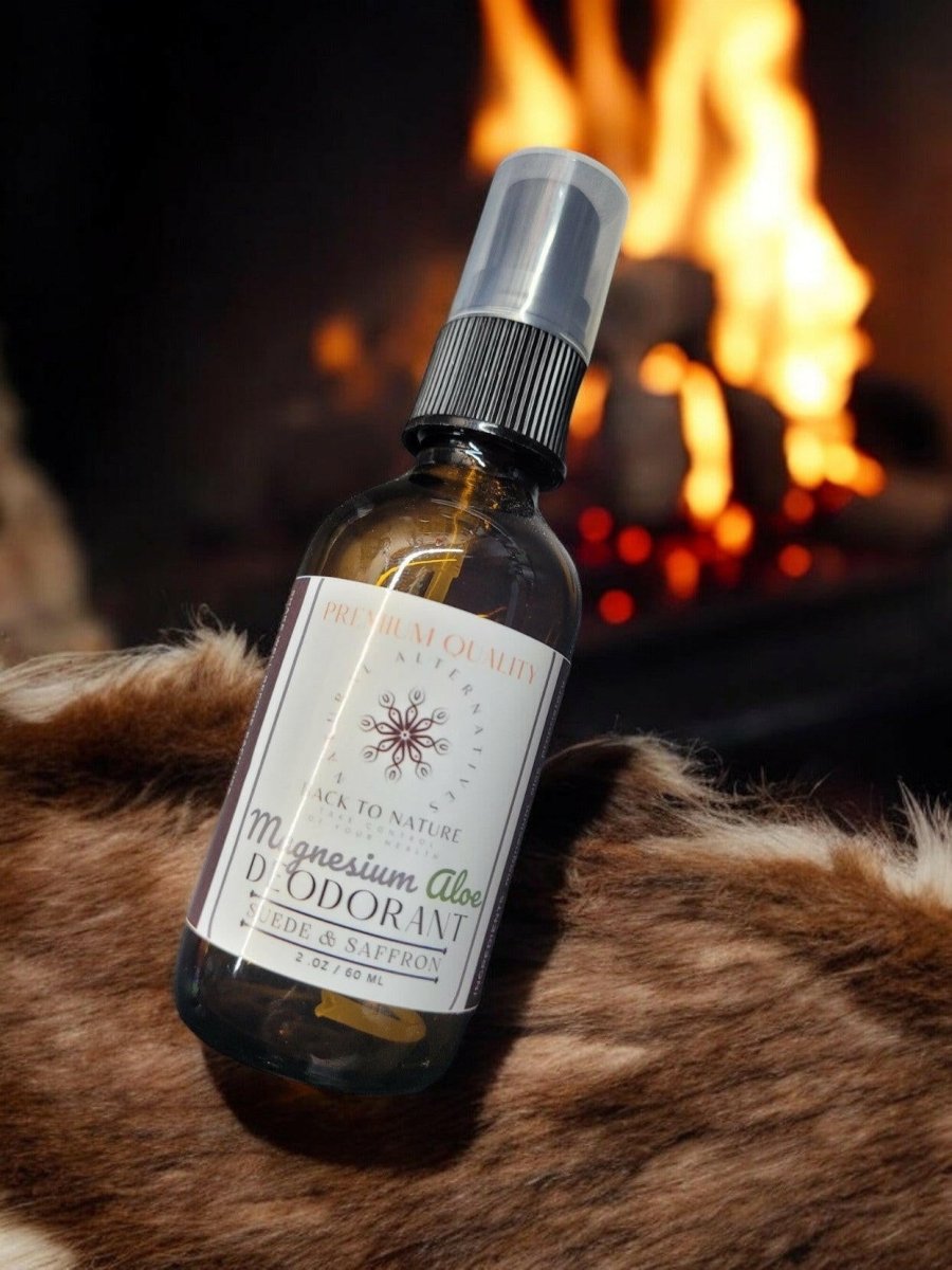 Suede & Saffron Men's Magnesium Spray - Back2Nature Herbals
