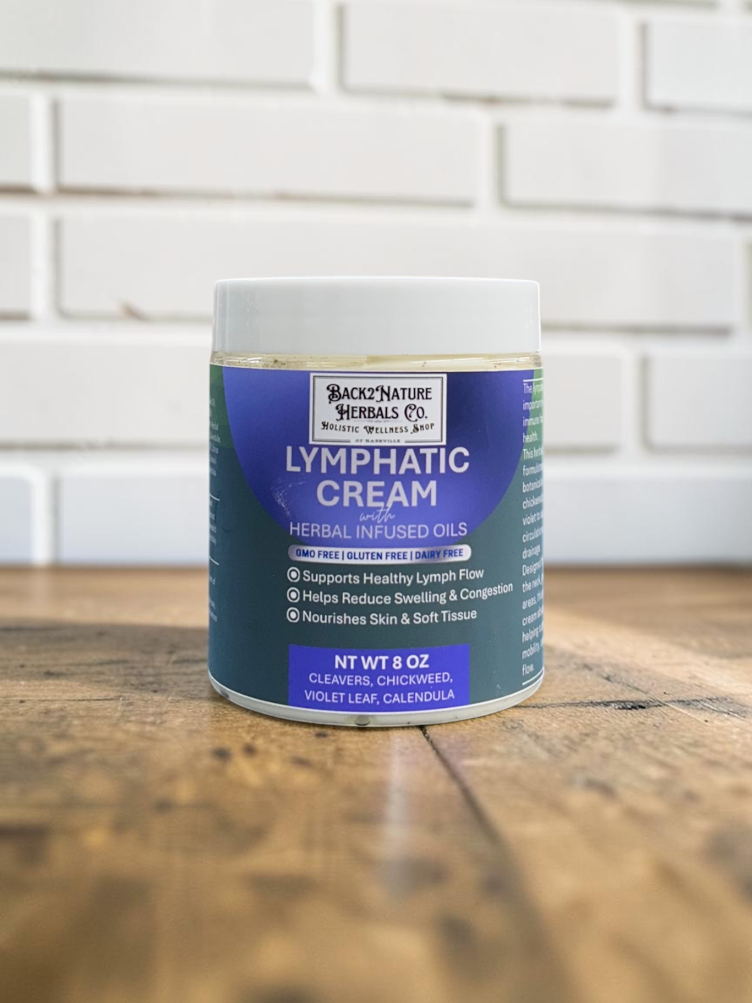 Lymphatic Cream | Botanical Circulation & Drainage Support