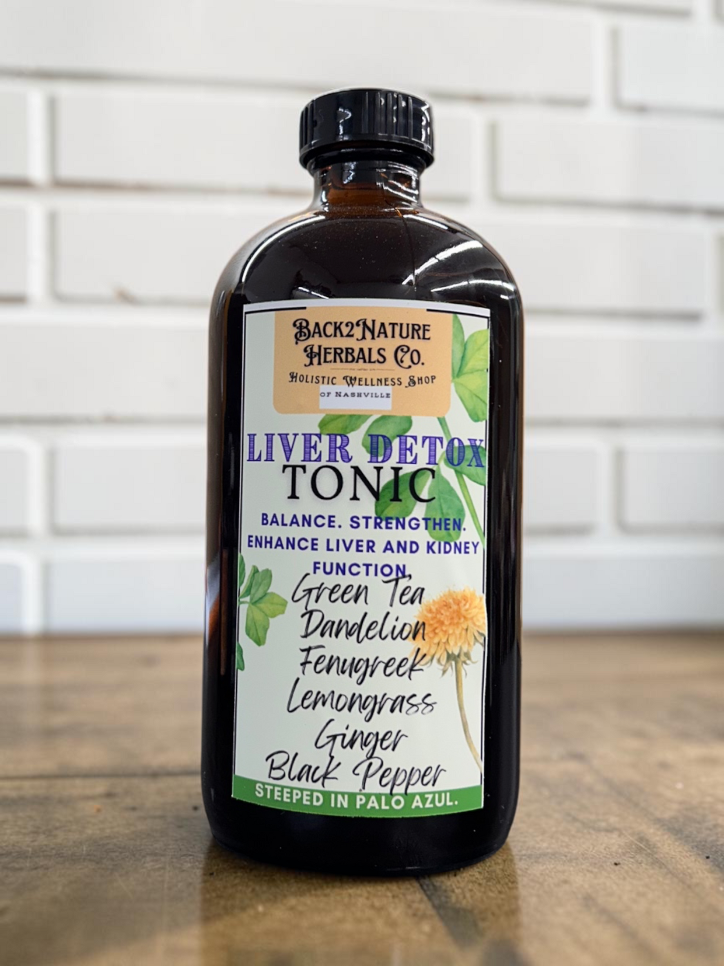 Liver Detox Tonic – Herbal Liver Support for Daily Detox & Cleanse Preparation