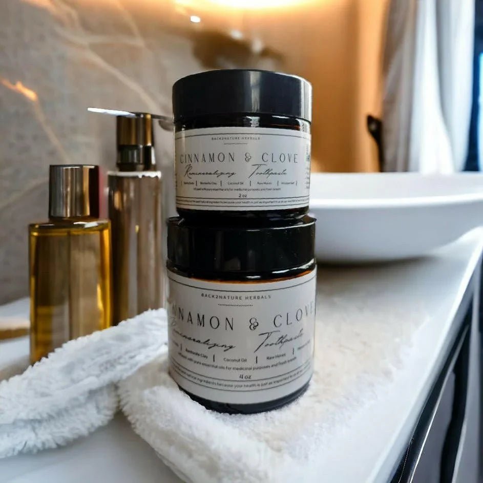 All - Natural Bentonite Clay Toothpaste - Back2Nature Herbals