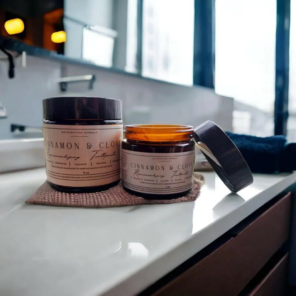 All - Natural Bentonite Clay Toothpaste - Back2Nature Herbals