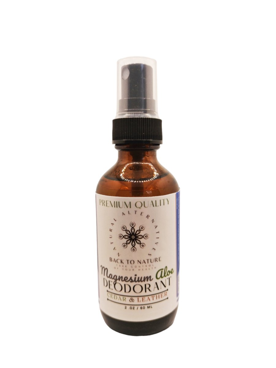 All Natural Magnesium Deodorant Sprays - Back 2 Nature Herbals