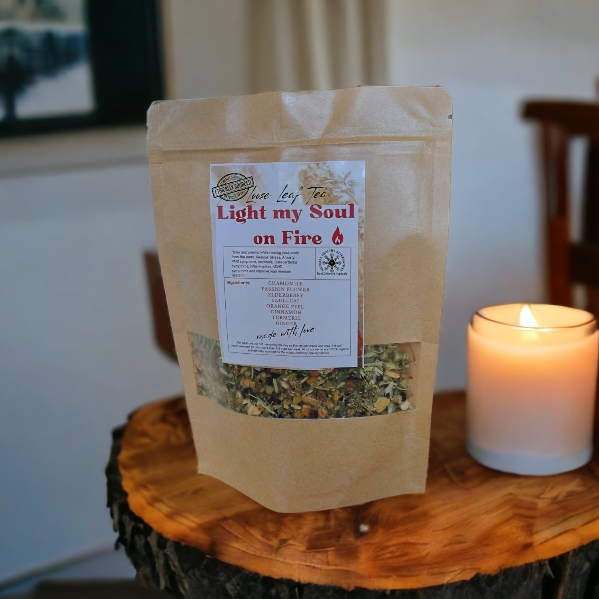 Light my Soul on Fire Loose Tea - Back 2 Nature Herbals