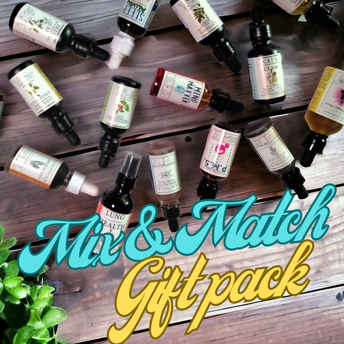 Mix & Match Gift Natural Medicine Pack! - Back 2 Nature Herbals