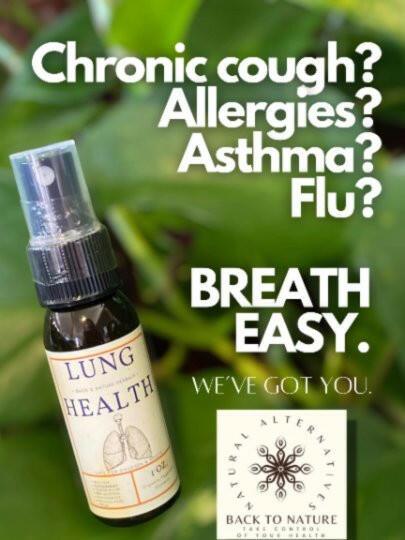 Organic Lung Support Spray - Back2Nature Herbals