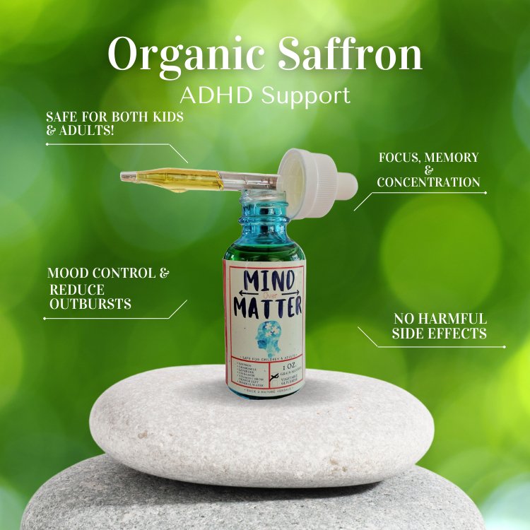 Organic Mind over Matter Saffron extract - Back 2 Nature Herbals