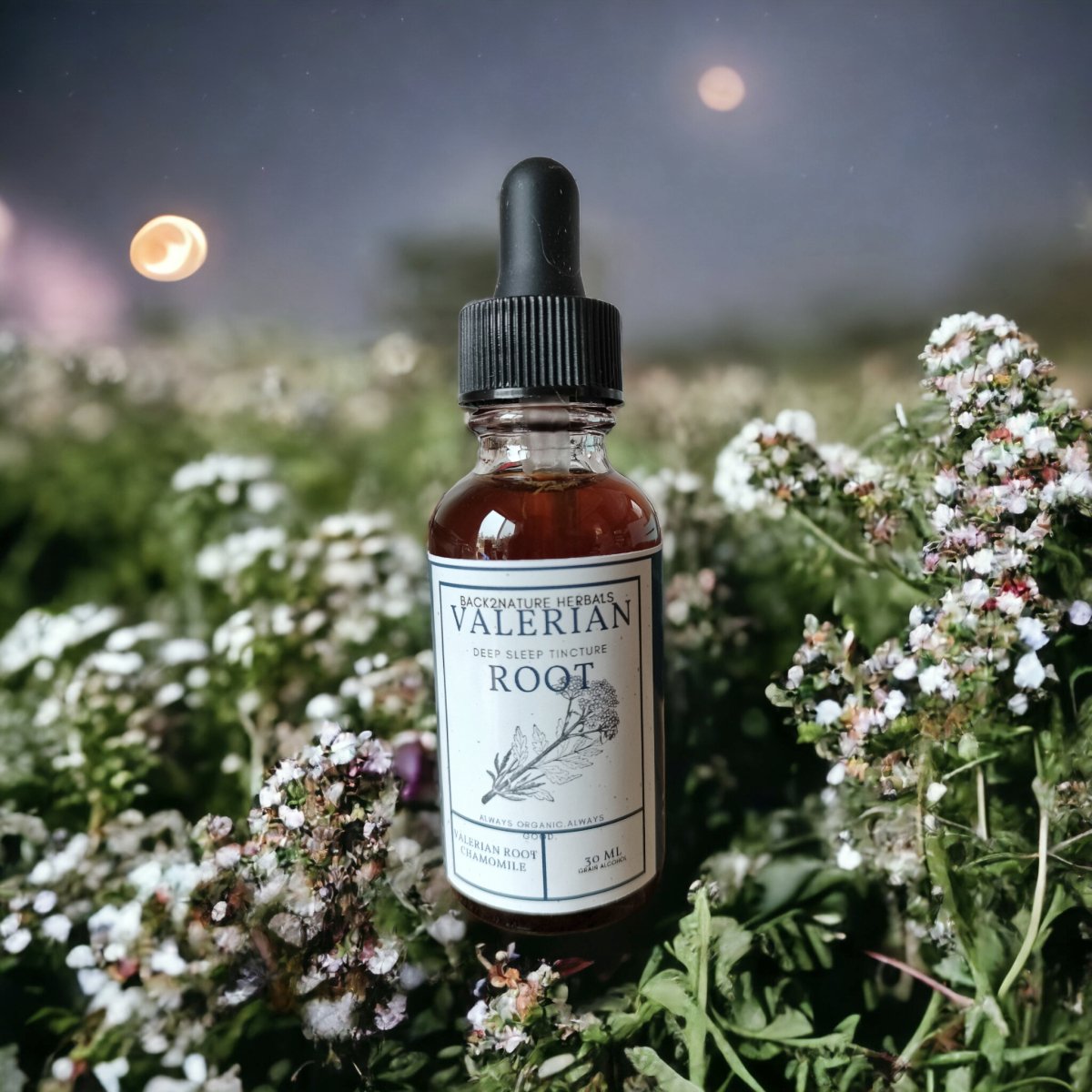 Organic Valerian Root Sleep Tincture - Back 2 Nature Herbals